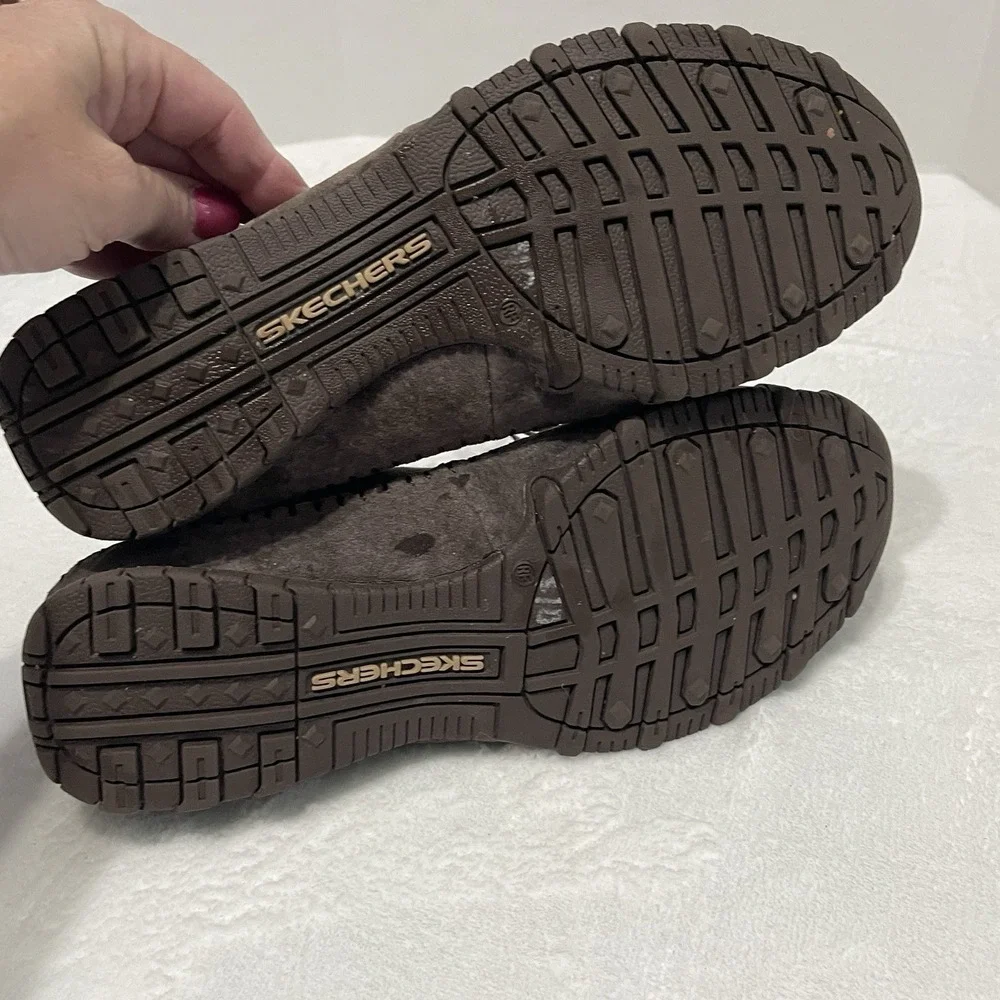 Skechers Bikers Totem Pole Chukka Boots Chocolate Brown 49013 Women's Size 10‎